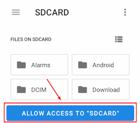ZArchiver File lists